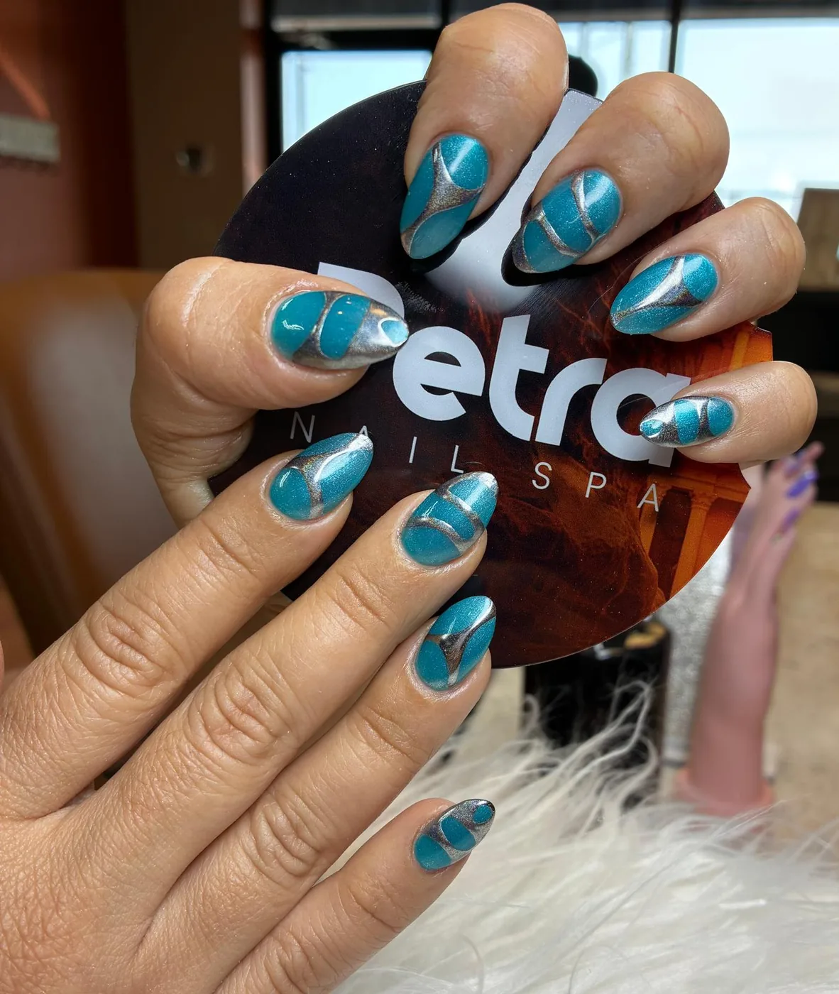 Professional manicure at Petra Nail Spa in Danbury